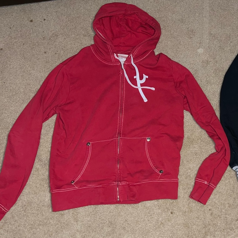 True Religion Red Hoodie XL